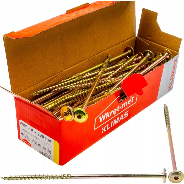 Vrut konstrukční  s talířovou hlavou TX 8X220 (50ks/bal.)